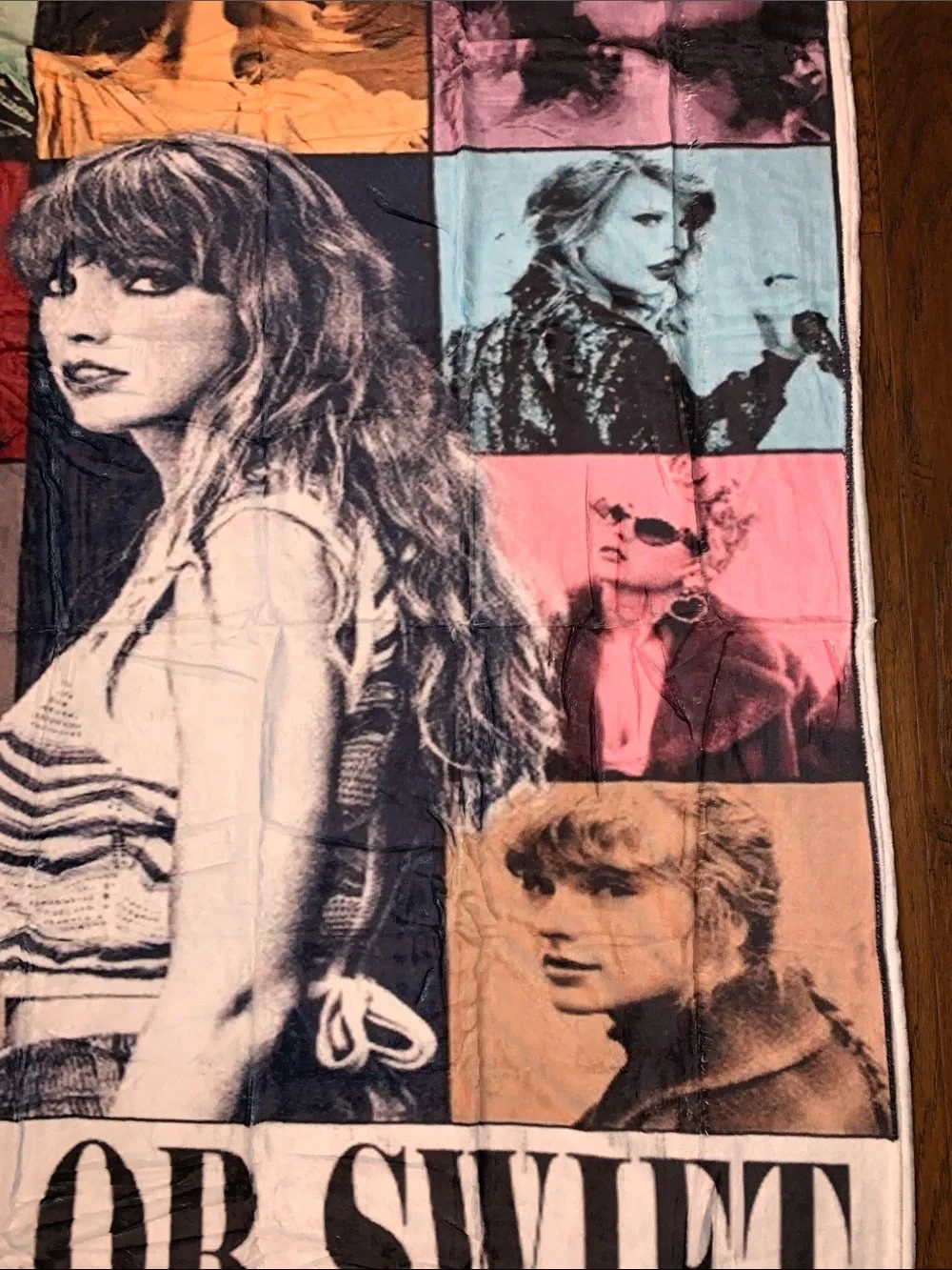 TAYLOR SWIFT BLANKET or WALL HANGING THE ERAS TOUR NEW 31.5” x 48”